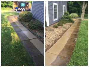 Residential Concrete Cleaning from Pro-X Services