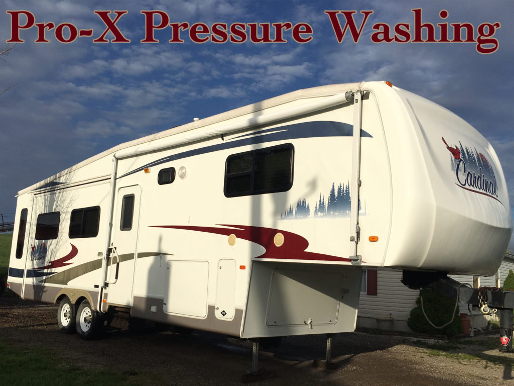 Mobile RV Washing Pro X Washing We Come To You Call Today